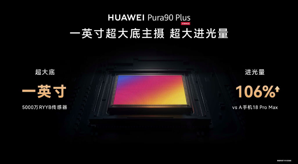 HUAWEI Pura 90 Plus正式发布，搭载一英寸超大底主摄